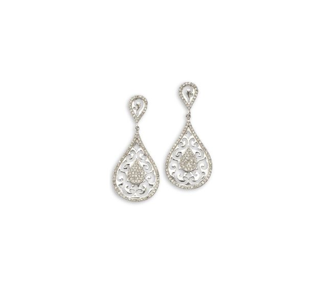 Diamond Drop Earrings