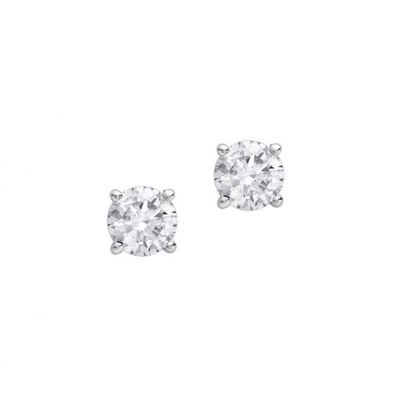 0.40ct Diamond Stud Earrings - 00024187 | Heming Diamond Jewellers | London