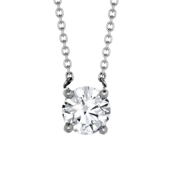 0.50ct Diamond Solitarie Pendant - 00018970 | Heming Diamond Jewellers | London