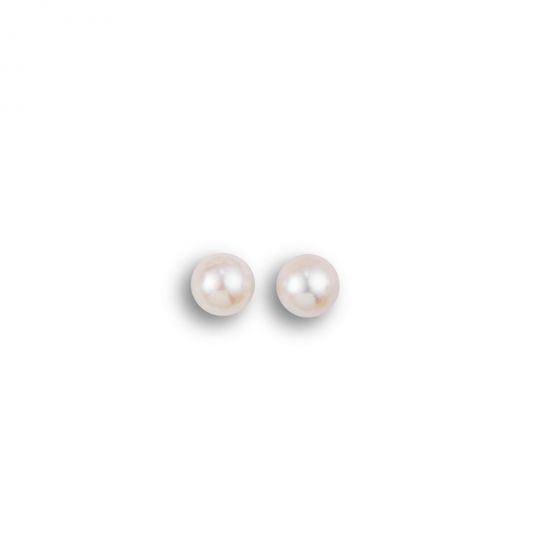 5.5-6mm Pearl Stud Earrings - 00024869 | Heming Diamond Jewellers | London