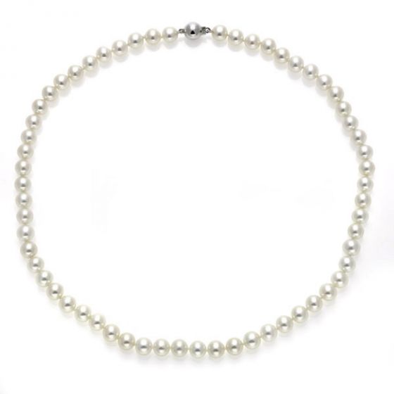 7 - 7.5mm Pearl Necklace - 00020217 | Heming Diamond Jewellers | London