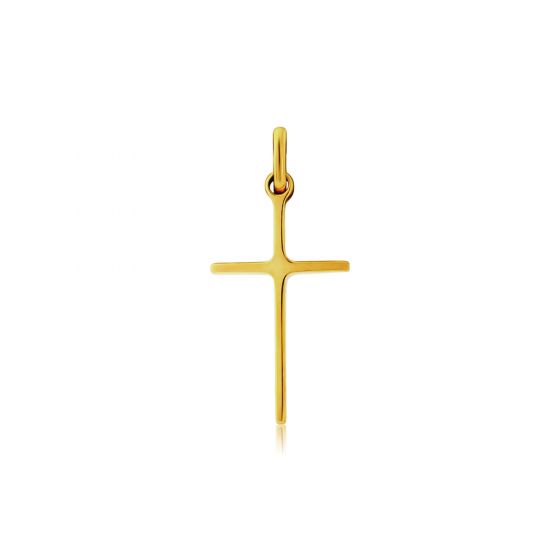 9ct Yellow Gold Cross - 00024077 | Heming Diamond Jewellers | London