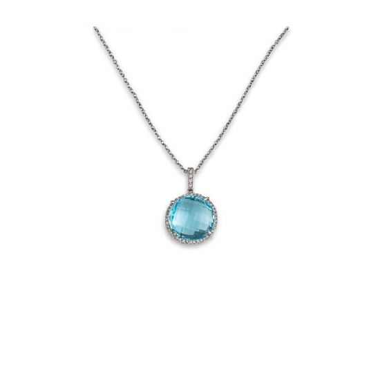 Blue Topaz Pendant