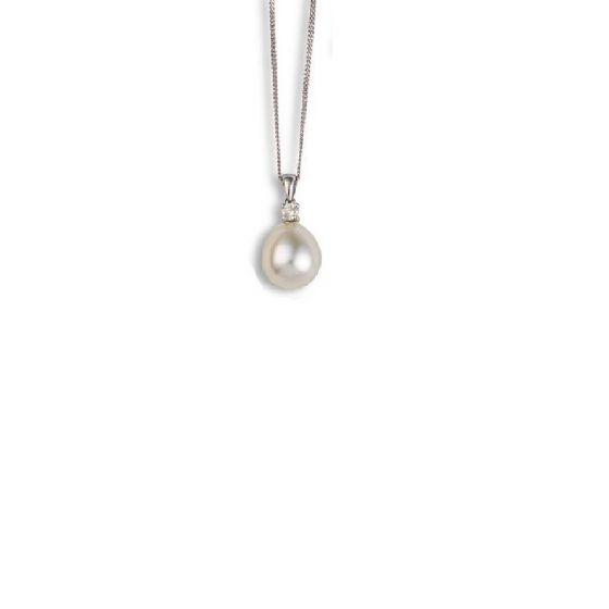 South Sea Pearl and Diamond Pendant