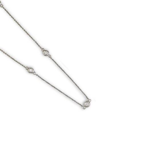 Spectacle set diamond necklace.