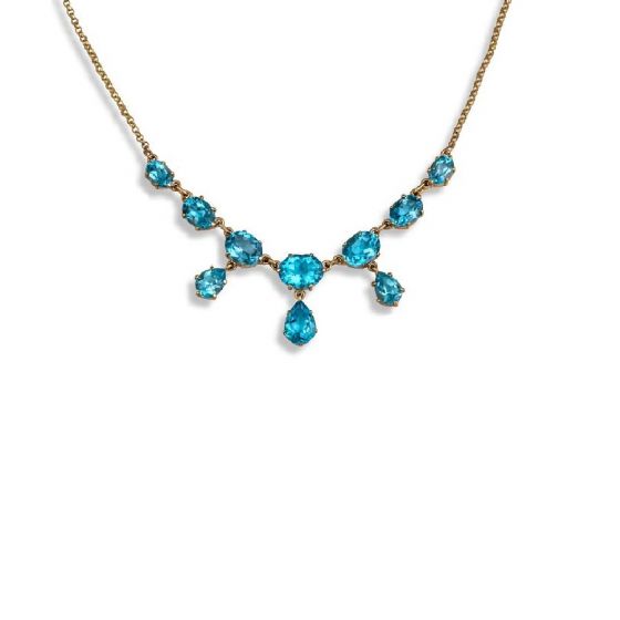 Blue Topaz Necklace