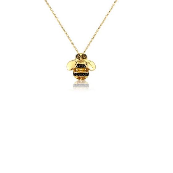 Citrine Bee Pendant