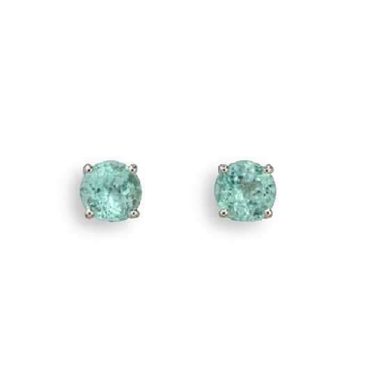 Paraiba Tourmaline Stud Earrings