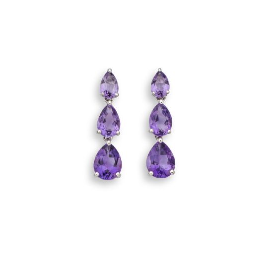 Amethyst Drop Earrings