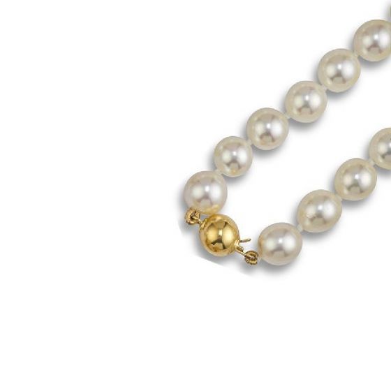 Single strand pearl necklace 8-8.5mm