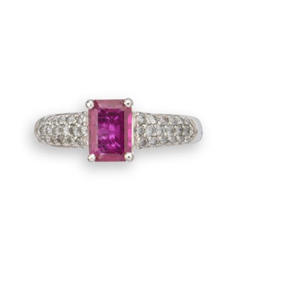 Ruby and Diamond Dress Ring