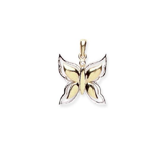 Diamond Butterfly Pendant