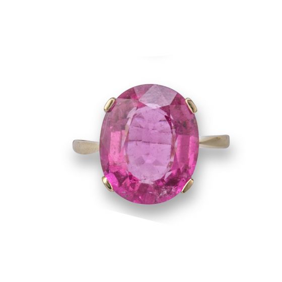 Rubellite Oval Ring