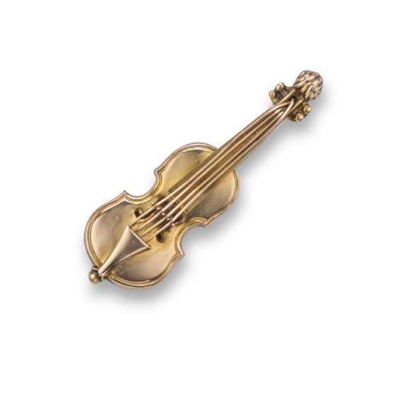 Vintage Violin Brooch