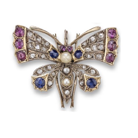 Antique Butterfly Brooch