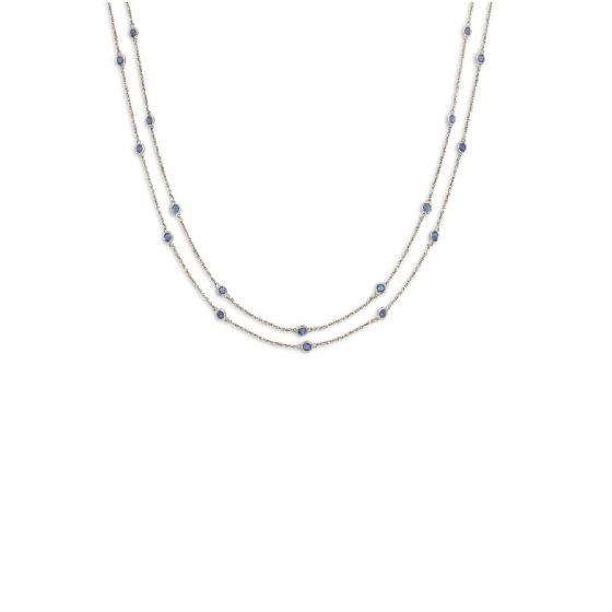 Sapphire Long-chain Necklace