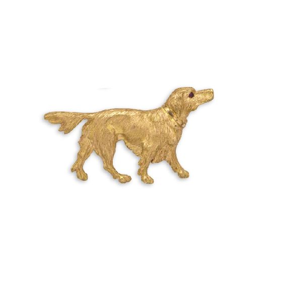 Red Setter Dog Brooch