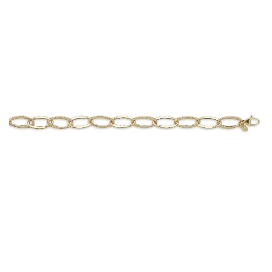 Gold Oval Link Bracelet