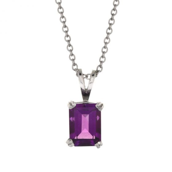 Amethyst Pendant - 00018879 | Heming Diamond Jewellers | London