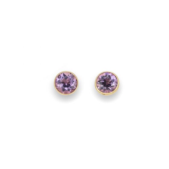 Amethyst Stud Earrings - 00024114 | Heming Diamond Jewellers | London