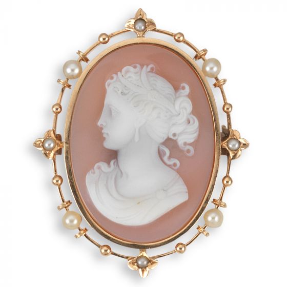 Cameo Brooch - 03018287 | Heming Diamond Jewellers | London