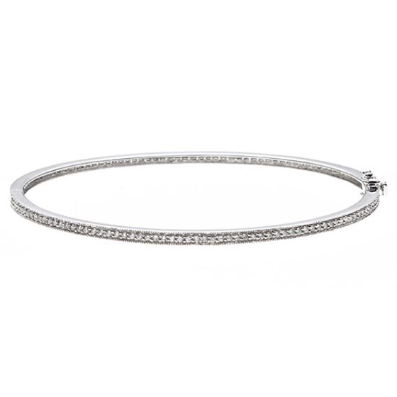 Diamond Bangle - 00020374 | Heming Diamond Jewellers | London