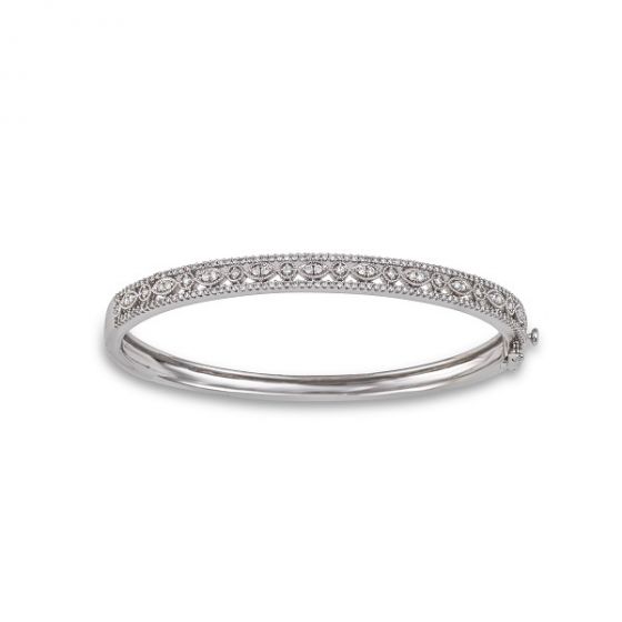 Diamond Bangle - 00024852 | Heming Diamond Jewellers | London