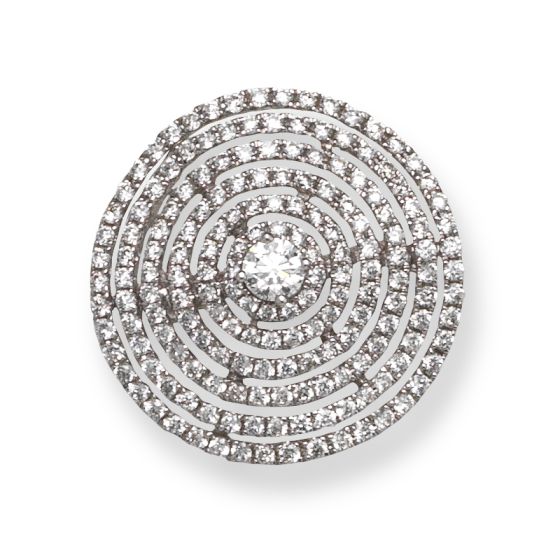 Diamond Cluster Ring - 02021369 | Heming Diamond Jewellers | London