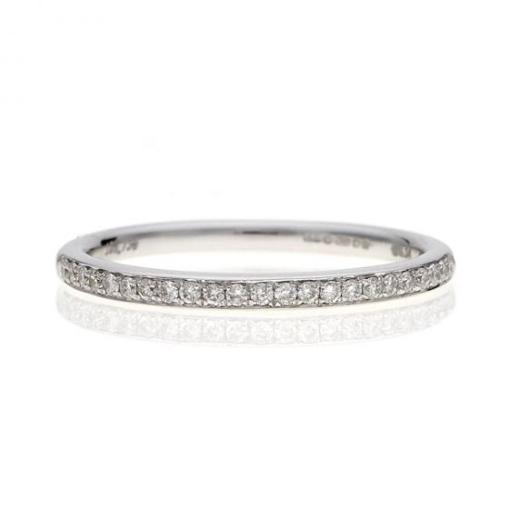 Diamond Half Eternity Ring - 00019733 | Heming Diamond Jewellers | London