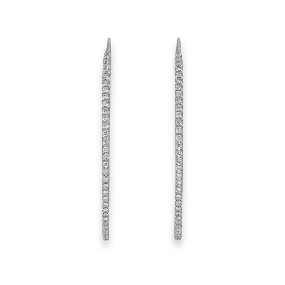 Diamond Hoop Earrings - 00022724 | Heming Diamond Jewellers | London