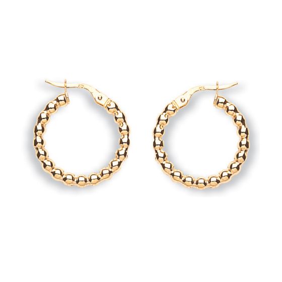 Gold Hoop Earrings - 02023529 | Heming Diamond Jewellers | London