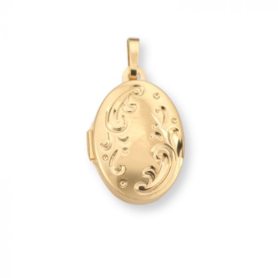 Gold Locket - 03018341 | Heming Diamond Jewellers | London