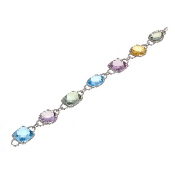 Multi Gem Bracelet - 00019593 | Heming Diamond Jewellers | London