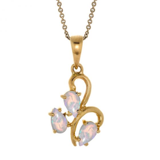 Opal Pendant - 00018842 | Heming Diamond Jewellers | London