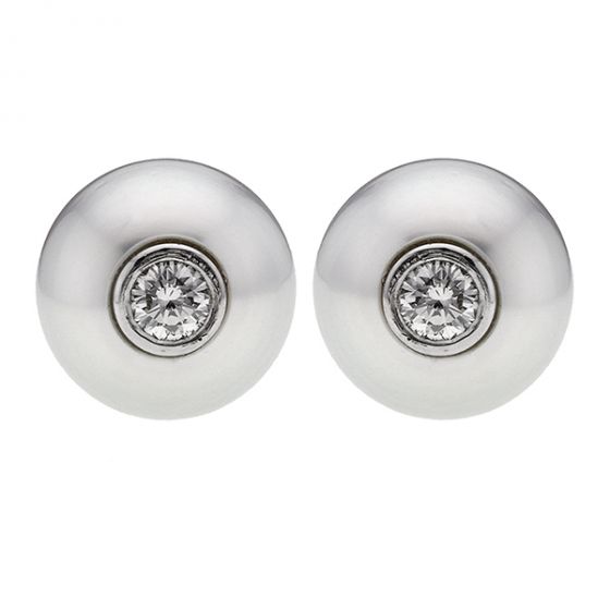 Pearl and Diamond Earrings - 01016990 | Heming Diamond Jewellers | London