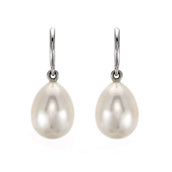 Pearl Drop Earrings - 00020102 | Heming Diamond Jewellers | London