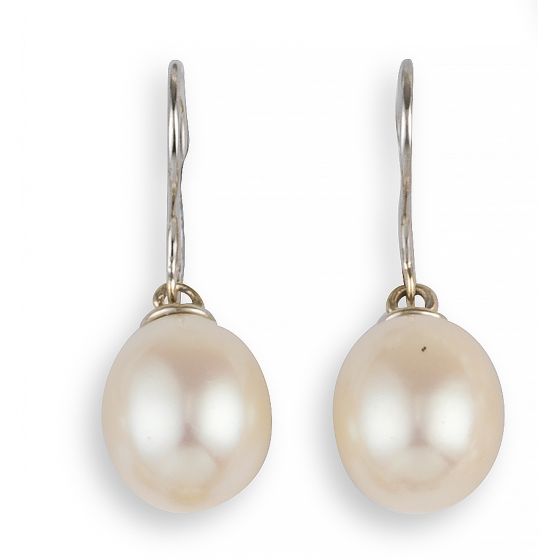 Pearl Drop Earrings - 00024935 | Heming Diamond Jewellers | London