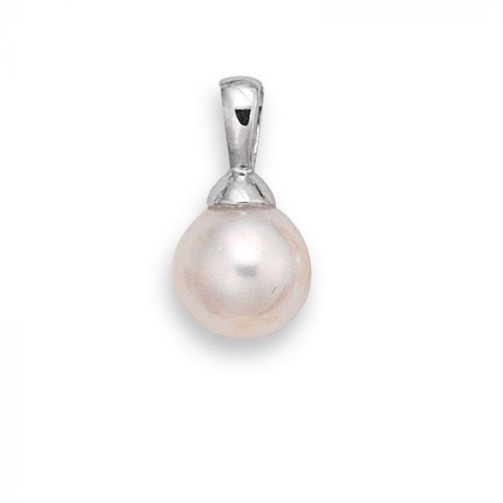 Pearl Drop Pendant - 00021893 | Heming Diamond Jewellers | London