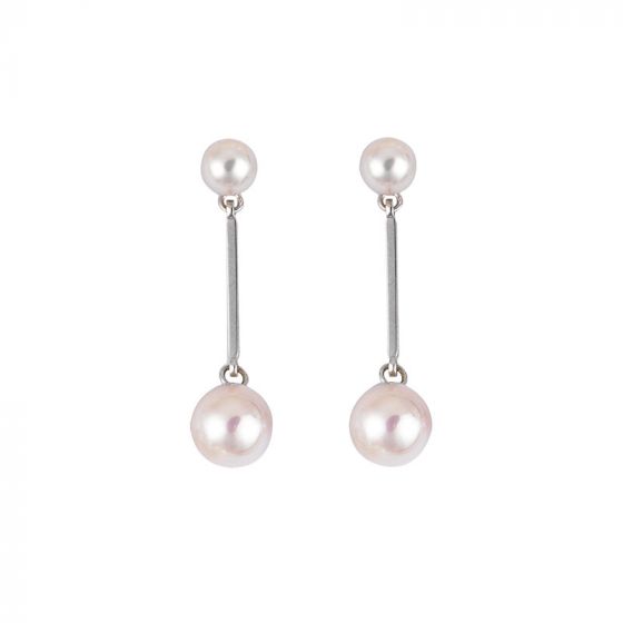 Pearl Earrings - 00022540 | Heming Diamond Jewellers | London