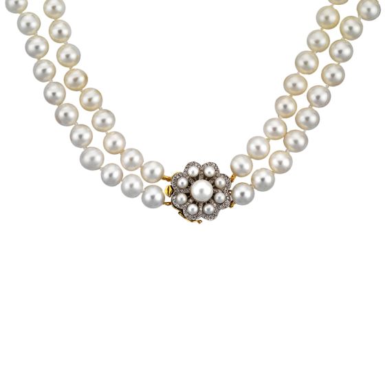 Pearl Necklace - 00021604 | Heming Diamond Jewellers | London