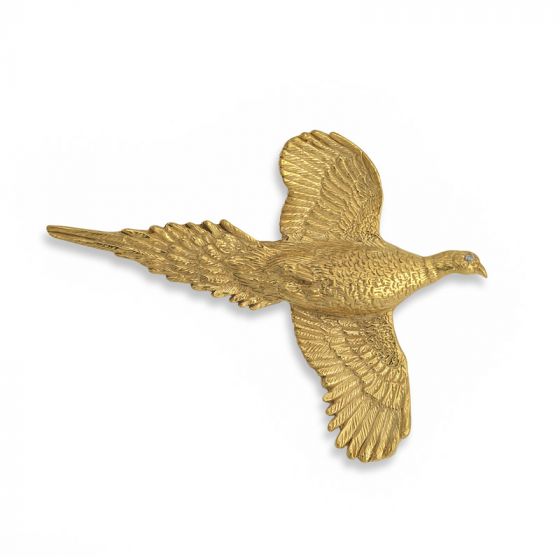 Pheasant Brooch - 00021671 | Heming Diamond Jewellers | London