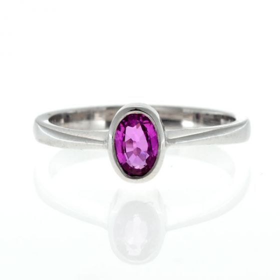 Pink Sapphire Ring - 00020040 | Heming Diamond Jewellers | London