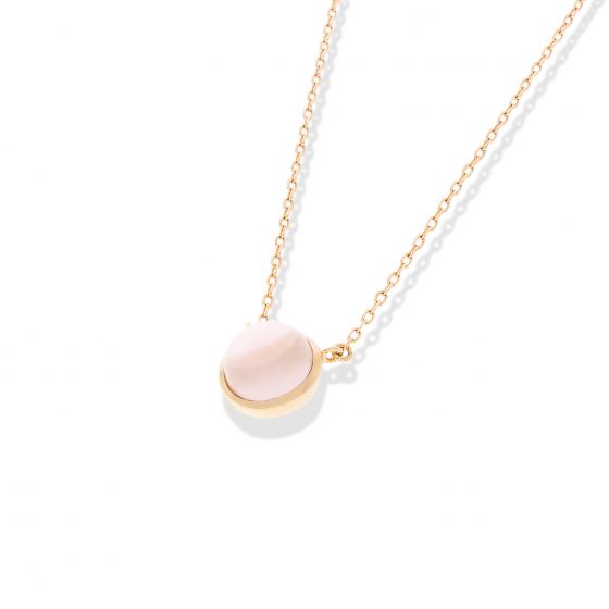 Rose Quartz Pendant - 00025027 | Heming Diamond Jewellers | London