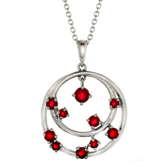 Ruby Pendant - 00020014 | Heming Diamond Jewellers | London