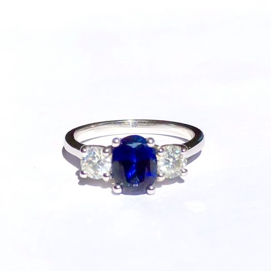 Sapphire and Diamond Ring - 00024757 | Heming Diamond Jewellers | London