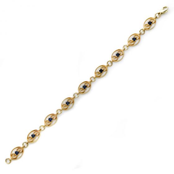 Sapphire Bracelet - 00021010 | Heming Diamond Jewellers | London