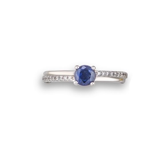 Sapphire & Diamond Ring - 01025321 | Heming Diamond Jewellers | London