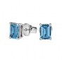 Aquamarine Stud Earrings - 02021744 | Heming Diamond Jewellers | London