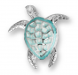 Enamel Turtle Brooch - 00022664 | Heming Diamond Jewellers | London