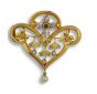 Vintage Pearl and Diamond Brooch - 02023866 | Heming Diamond Jewellers | London